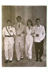 Casablanca poster: Cast [Rains/Henreid/Ingrid Bergman/Humphrey Bogart]