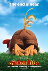 Chicken Little movie poster (2005) Walt Disney advance teaser