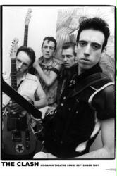 The Clash poster: Mogador Theatre, Paris, Sept. 1981 (23 1/2'' X 33'')