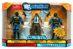 DC Universe: Commissioner Gordon/Gotham City SWAT figures 3-pack