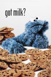 Sesame Street poster: Cookie Monster (Got Milk?) 24'' X 36''