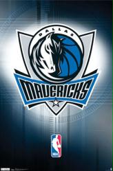 Dallas Mavericks logo poster (NBA) 22 1/2'' X 34''