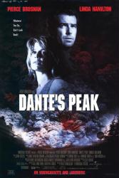 Dante's Peak movie poster [Pierce Brosnan & Linda Hamilton] video