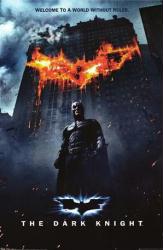 The Dark Knight movie poster [Christian Bale] a Christopher Nolan film
