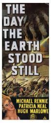 The Day the Earth Stood Still movie poster (13 X 30 Insert style) 1951