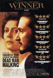 Dead Man Walking movie poster [Susan Sarandon/Sean Penn] video version