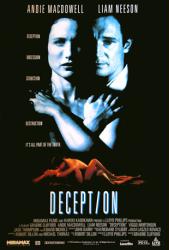 Deception movie poster [Andie MacDowell/Liam Neeson] aka Ruby Cairo