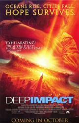 Deep Impact movie poster (1998) video version