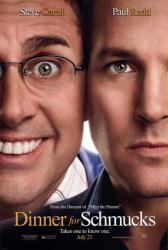Dinner For Schmucks movie poster [Steve Carell & Paul Rudd] advance