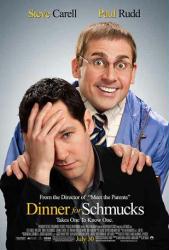 Dinner For Schmucks movie poster [Steve Carell & Paul Rudd] one-sheet