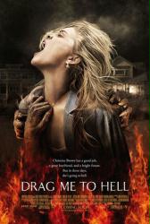 Drag Me to Hell movie poster [Alison Lohman] a Sam Raimi film (VG)