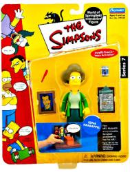 The Simpsons Series 7: Edna Krabappel action figure (Playmates/2001)