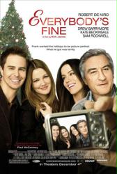 Everybody's Fine movie poster [Robert DeNiro & Drew Barrymore]