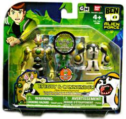 Ben 10: Eyeguy & Cannonbolt Alien Creation Figure Set (Ban Dai/2009)