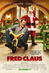 Fred Claus movie poster [Vince Vaughn & Paul Giamatti]