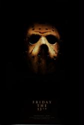 Friday the 13th movie poster (2009) Advance/VG