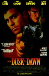 From Dusk Till Dawn movie poster [George Clooney & Quentin Tarantino]