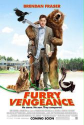 Furry Vengeance movie poster [Brendan Fraser] VG