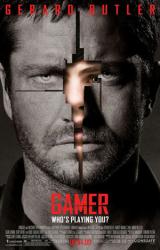 Gamer movie poster [Gerard Butler & Logan Lerman]