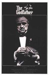 The Godfather movie poster [Marlon Brando] Francis Ford Coppola (B&W)