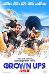 Grown Ups movie poster [Adam Sandler, Kevin James, Chris Rock] advance