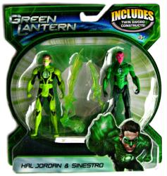 Green Lantern [Movie] Hal Jordan & Sinestro figures (Mattel/2011)