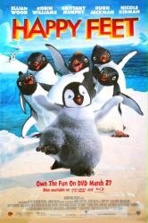 Happy Feet movie poster (2006) DVD version