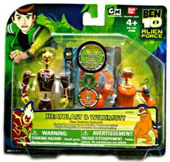 Ben 10: Heatblast & Wildmutt Alien Creation Figure Set (Ban Dai/2009)