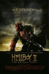 Hellboy II: The Golden Army poster [Ron Perlman] Guillermo del Toro/VG