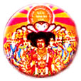 Jimi Hendrix pinback: Axis Bold As Love (1'' Button)