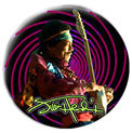 Jimi Hendrix pinback: Swirl (1.25'' Button)
