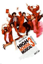High School Musical 3: Senior Year movie poster [Zac Efron] Disney