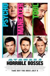 Horrible Bosses movie poster [Kevin Spacey & Jennifer Aniston]