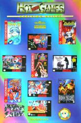 Hot New Games poster: Sega/Genesis & Super Nintendo (Summer 1995)
