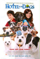 Hotel for Dogs movie poster [Emma Roberts & Jake T Austin] DVD version