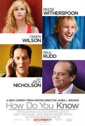 How Do You Know movie poster [Reese Witherspoon/Owen Wilson/Paul Rudd]