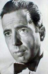 Humphrey Bogart poster: B&W Close-Up (26'' X 38'')