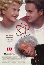 I.Q. movie poster [Meg Ryan, Tim Robbins & Walter Matthau]
