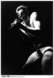 Iggy Pop poster: Rainbow Theatre, London, March 1977 (23 1/2'' X 33'')