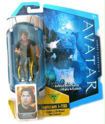 Avatar [Level 1] Jake Sully figure [logo on shirt] (Mattel/2009)