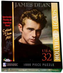 James Dean 1000-piece jigsaw puzzle: Stamp design (White Mountain)