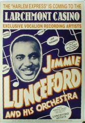 Jimmie Lunceford concert poster [Larchmont Casino/1938] 17'' X 24''
