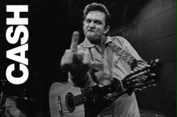 Johnny Cash poster: San Quentin Finger (36'' X 24'')