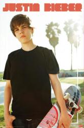 Justin Bieber poster: Skateboard (22 1/4'' X 34'' poster)