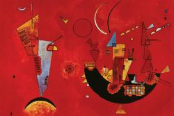 Wassily Kandinsky poster: Mit Und Gegen (36'' X 24'') New