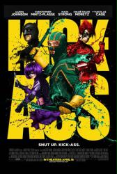 Kick-Ass movie poster [Aaron Johnson/Nicolas Cage/Chloe Grace Moretz]
