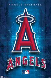 Los Angeles Angels logo poster (MLB) 22 1/2'' X 34''