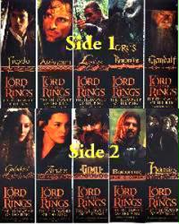 Lord of the Rings: Fellowship of the Ring complete set of 5 Bookmarks
