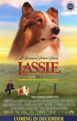 Lassie movie poster (video poster) 1994