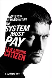 Law Abiding Citizen movie poster [Gerard Butler] Advance